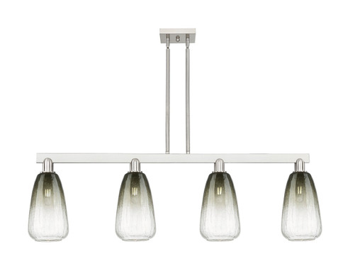 Arcadia Four Light Island Pendant in Brushed Satin Nickel (405|716-4I-SN-G480-6SL)