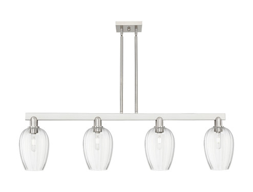 Arcadia Four Light Island Pendant in Brushed Satin Nickel (405|716-4I-SN-G457-6CL)