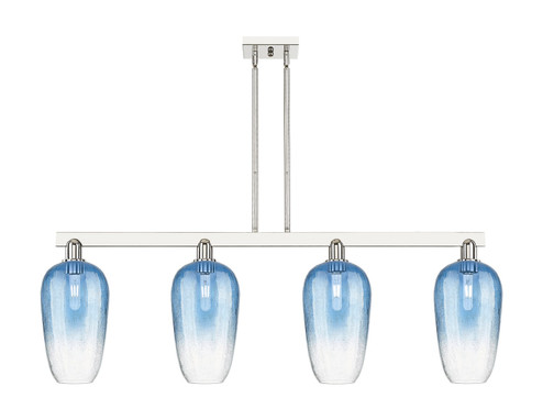 Arcadia Four Light Island Pendant in Polished Nickel (405|716-4I-PN-G484-7SB)