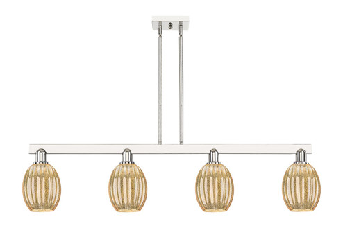 Arcadia Four Light Island Pendant in Polished Nickel (405|716-4I-PN-G459-6ME)