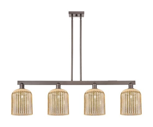 Arcadia Four Light Island Pendant in Oil Rubbed Bronze (405|716-4I-OB-G559-8ME)