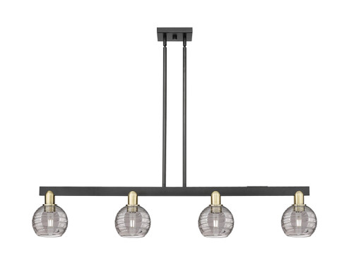 Arcadia Four Light Island Pendant in Black Antique Brass (405|716-4I-BAB-G1213-6SM)