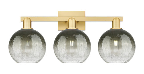 Arcadia Three Light Bath Vanity in Satin Gold (405|716-3W-SG-G483-8SL)