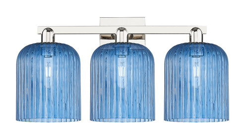 Arcadia Three Light Bath Vanity in Polished Nickel (405|716-3W-PN-G559-8BL)