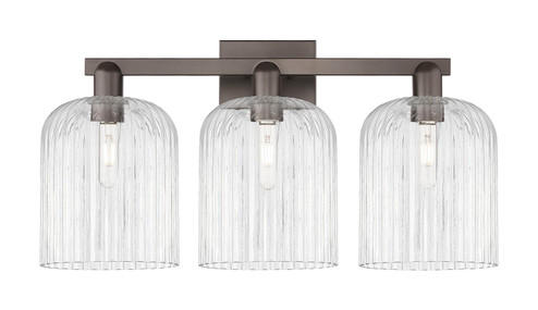 Arcadia Three Light Bath Vanity in Oil Rubbed Bronze (405|716-3W-OB-G559-8CL)