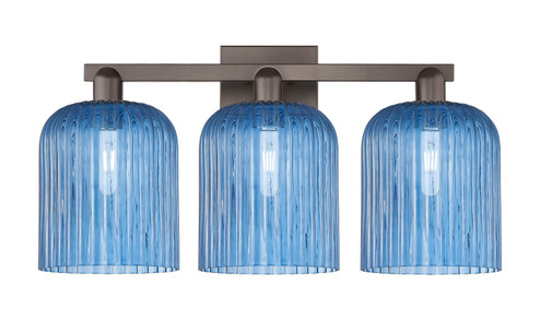 Arcadia Three Light Bath Vanity in Oil Rubbed Bronze (405|716-3W-OB-G559-8BL)