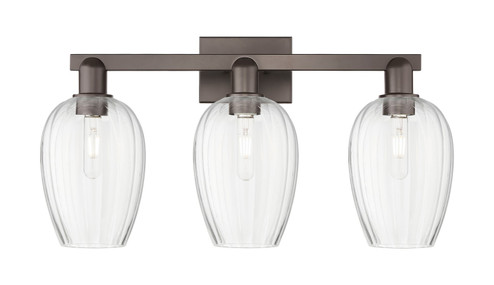 Arcadia Three Light Bath Vanity in Oil Rubbed Bronze (405|716-3W-OB-G457-6CL)