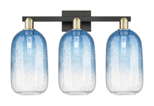 Arcadia Three Light Bath Vanity in Black Antique Brass (405|716-3W-BAB-G482-7SB)