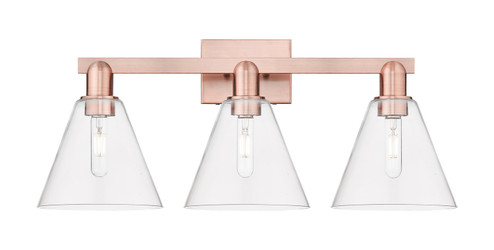 Arcadia Three Light Bath Vanity in Antique Copper (405|716-3W-AC-GBC-82)