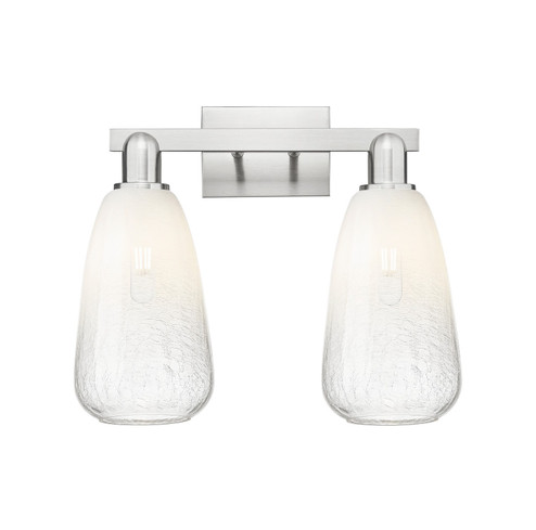 Arcadia Two Light Bath Vanity in Brushed Satin Nickel (405|716-2W-SN-G480-6OP)