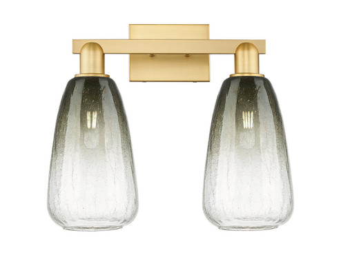 Arcadia Two Light Bath Vanity in Satin Gold (405|716-2W-SG-G480-6SL)