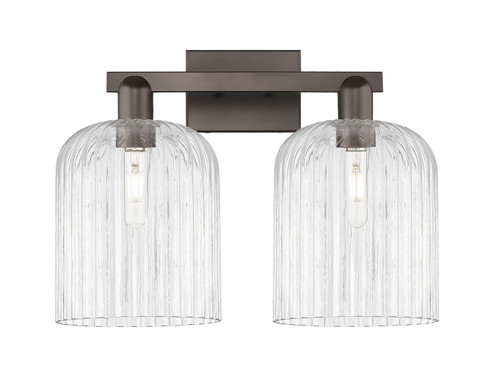 Arcadia Two Light Bath Vanity in Oil Rubbed Bronze (405|716-2W-OB-G559-8CL)