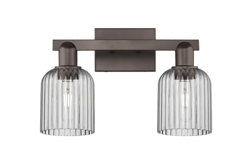 Arcadia Two Light Bath Vanity in Oil Rubbed Bronze (405|716-2W-OB-G559-5SM)