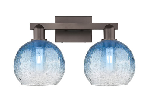 Arcadia Two Light Bath Vanity in Oil Rubbed Bronze (405|716-2W-OB-G483-8SB)