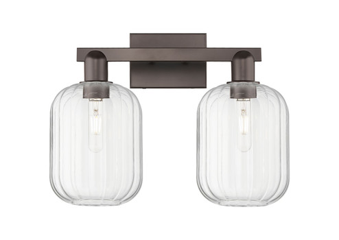 Arcadia Two Light Bath Vanity in Oil Rubbed Bronze (405|716-2W-OB-G460-7CL)