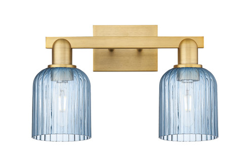Arcadia Two Light Bath Vanity in Brushed Brass (405|716-2W-BB-G559-5BL)