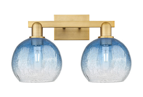 Arcadia Two Light Bath Vanity in Brushed Brass (405|716-2W-BB-G483-8SB)
