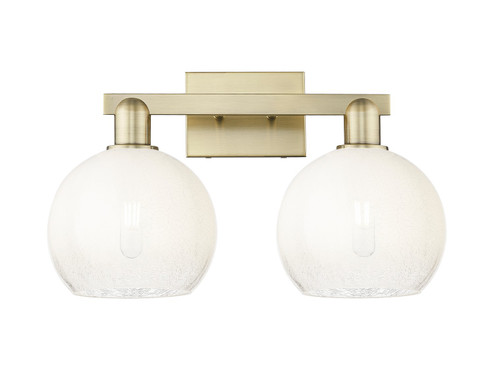 Arcadia Two Light Bath Vanity in Antique Brass (405|716-2W-AB-G483-8OP)