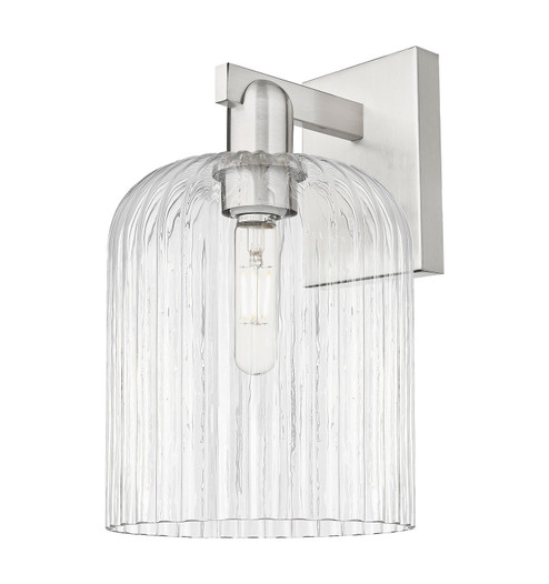 Arcadia One Light Wall Sconce in Brushed Satin Nickel (405|716-1W-SN-G559-8CL)