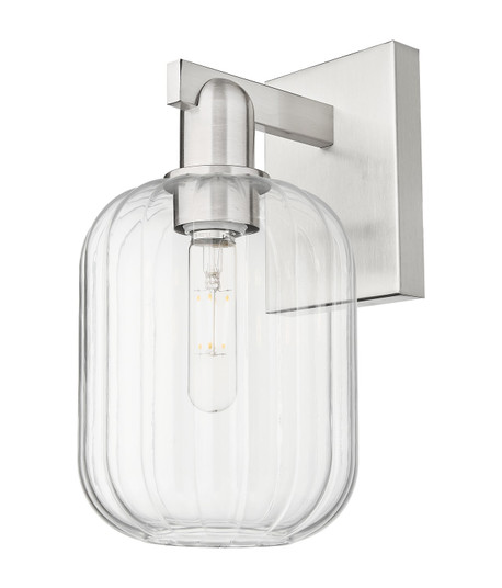 Arcadia One Light Wall Sconce in Brushed Satin Nickel (405|716-1W-SN-G460-7CL)