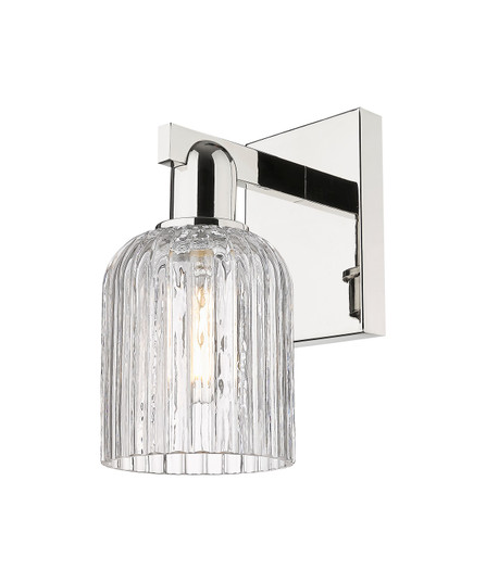 Arcadia One Light Wall Sconce in Polished Nickel (405|716-1W-PN-G559-5CL)