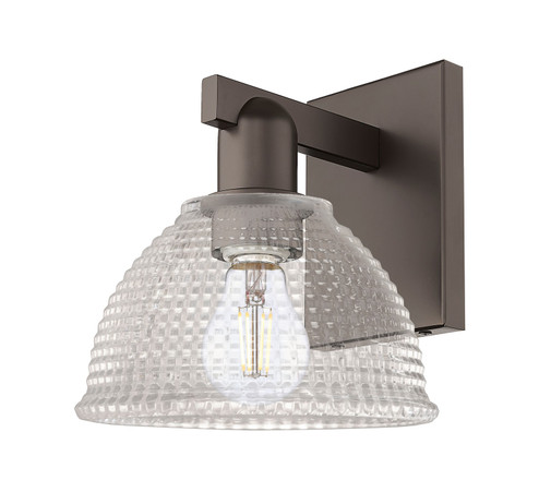 Arcadia One Light Wall Sconce in Oil Rubbed Bronze (405|716-1W-OB-G422)