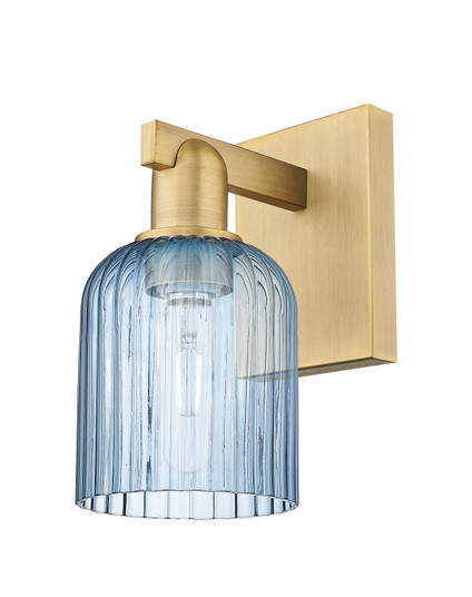 Arcadia One Light Wall Sconce in Brushed Brass (405|716-1W-BB-G559-5BL)