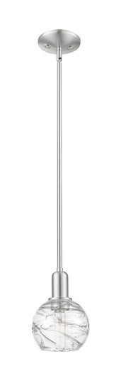 Arcadia One Light Mini Pendant in Brushed Satin Nickel (405|716-1S-SN-G1213-6CL)