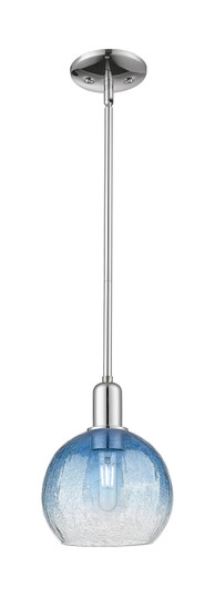 Arcadia One Light Mini Pendant in Polished Chrome (405|716-1S-PC-G483-8SB)