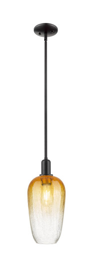 Arcadia One Light Pendant in Matte Black (405|716-1S-BK-G484-7AM)