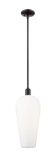 Arcadia One Light Pendant in Matte Black (405|716-1S-BK-G456-8WH) Arcadia One Light Pendant in Matte Black (405|716-1S-BK-G456-8WH)