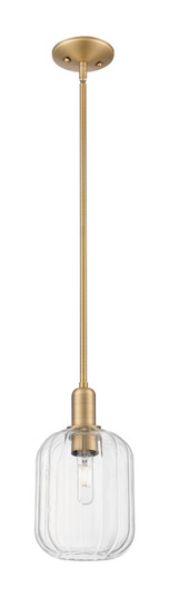 Arcadia One Light Mini Pendant in Brushed Brass (405|716-1S-BB-G460-7CL)