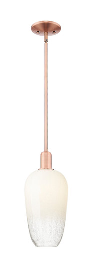 Arcadia One Light Mini Pendant in Antique Copper (405|716-1S-AC-G484-7OP)