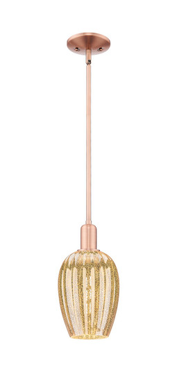Arcadia One Light Pendant in Antique Copper (405|716-1S-AC-G457-6ME) Arcadia One Light Pendant in Antique Copper (405|716-1S-AC-G457-6ME)