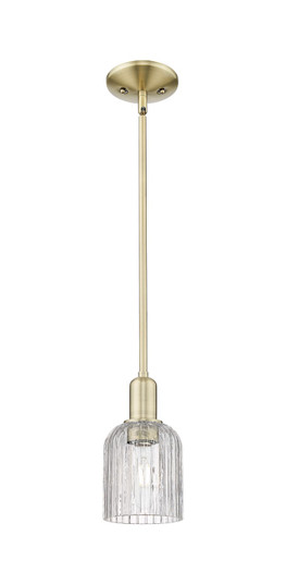 Arcadia One Light Mini Pendant in Antique Brass (405|716-1S-AB-G559-5CL)