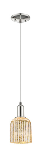 Arcadia One Light Pendant in Polished Nickel (405|716-1P-PN-G559-5ME)