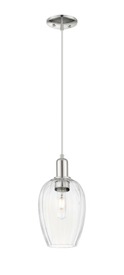 Arcadia One Light Mini Pendant in Polished Nickel (405|716-1P-PN-G457-6CL)
