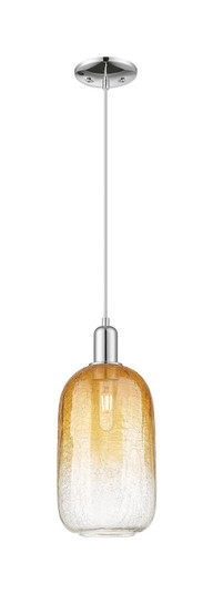 Arcadia One Light Mini Pendant in Polished Chrome (405|716-1P-PC-G482-7AM)
