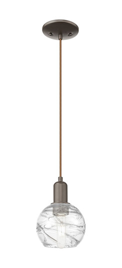 Arcadia One Light Mini Pendant in Oil Rubbed Bronze (405|716-1P-OB-G1213-6CL)
