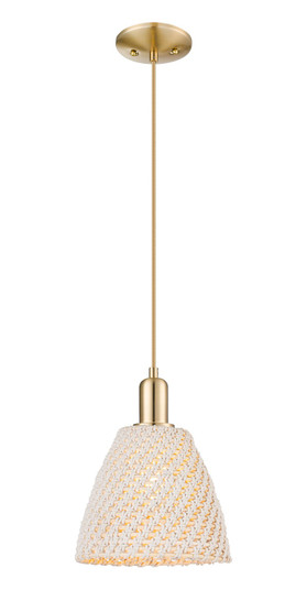Arcadia One Light Pendant in Champagne Bronze (405|716-1P-CB-NBD-9-NAT) Arcadia One Light Pendant in Champagne Bronze (405|716-1P-CB-NBD-9-NAT)