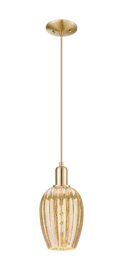 Arcadia One Light Mini Pendant in Champagne Bronze (405|716-1P-CB-G457-6ME)