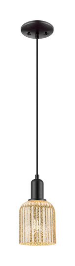 Arcadia One Light Mini Pendant in Matte Black (405|716-1P-BK-G559-5ME)