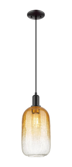 Arcadia One Light Mini Pendant in Matte Black (405|716-1P-BK-G482-7AM)