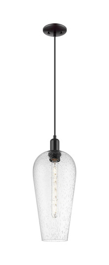 Arcadia One Light Pendant in Matte Black (405|716-1P-BK-G456-8SDY)