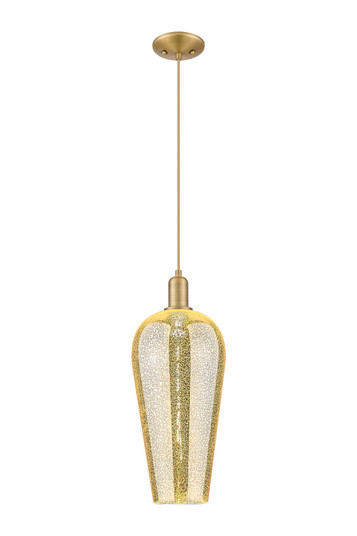Arcadia One Light Mini Pendant in Brushed Brass (405|716-1P-BB-G456-8ME)
