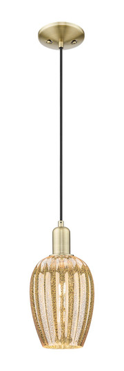 Arcadia One Light Pendant in Antique Brass (405|716-1P-AB-G457-6ME)