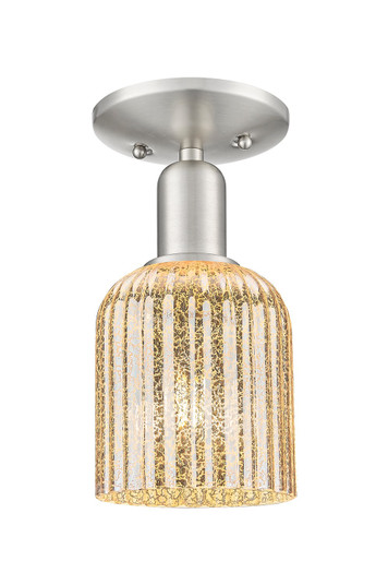 Arcadia One Light Semi-Flush Mount in Brushed Satin Nickel (405|716-1C-SN-G559-5ME)