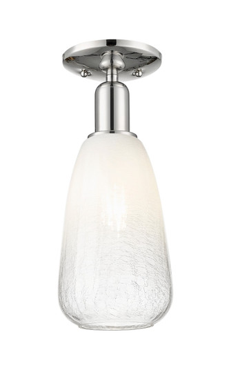 Arcadia One Light Semi-Flush Mount in Polished Nickel (405|716-1C-PN-G480-6OP)