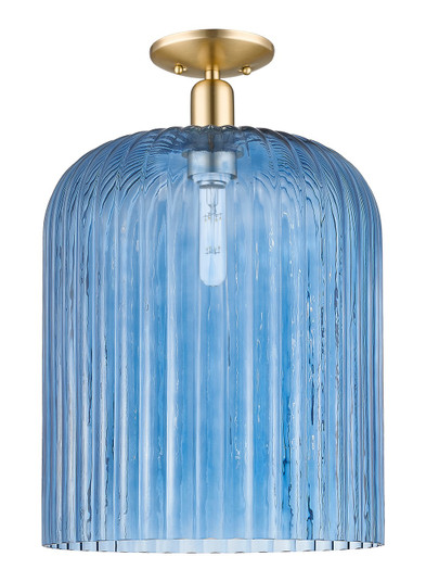 Arcadia One Light Semi-Flush Mount in Champagne Bronze (405|716-1C-CB-G559-12BL)