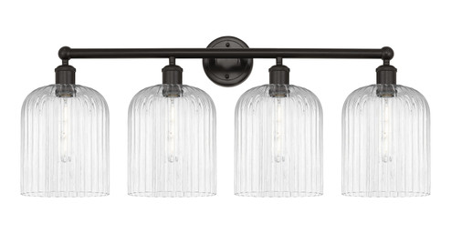 Edison Four Light Bath Vanity in Oil Rubbed Bronze (405|616-4W-OB-G559-8CL)